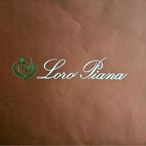 Loro Piana Paper Shopping Bag